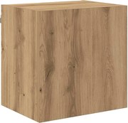 vidaXL Dulap TV de perete Stejar Artizanal 40,5x30x40cm Lemn compozit