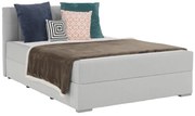 Pat matrimonial Boxspring 140 cm Ferrati (gri maro). 1016097