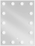 Mexen Dona oglindă de baie iluminată 60 x 80 cm, LED 6000K, anti-abur - 9818-060-080-611-00