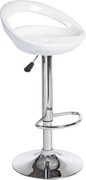 Set de 2 scaune de bar design modern alb ASTER 0731328 BZ