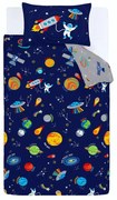 Lenjerie de pat pentru copii pentru pat de o persoană 135x200 cm Lost In Space – Catherine Lansfield