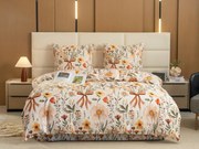 Lenjerie de pat din microfibra FLORAL RIBBON crem Dimensiune lenjerie de pat: 2 buc 70 x 90 cm | 200 x 220 cm