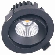 Spot LED incastrabil baie IP65 Cyklop IP65 3000K negru