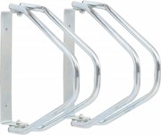 vidaXL Suport biciclete montat pe perete, 2 buc., oțel galvanizat