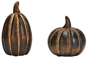 Decor dovleac din lemn de mango PUMPKIN BROWN - diverse variante