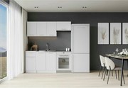 Set bucatarie CORONA, alb, PAL, 180 cm