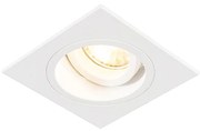 Spotlight inteligent încastrat alb pătrat incl. WiFi GU10 - Chuck