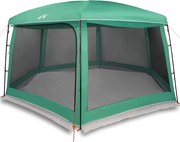 vidaXL Cort piscină cu pereți detașabili cu acoperiș&plasă Verde mare