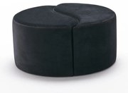 Taburet Alis Pouf Black