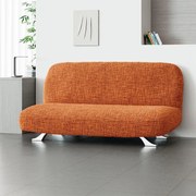 Huse cu două elastice GRAFITI NOU cărămizie 2fotoliu cu manere de lemn (l. 80 -140 cm)