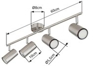 Spot Globo 57914-4N ALLVI 4xGU10/25W/230V