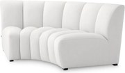 Modul canapea design LUX Lando corner, Avalon white
