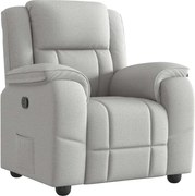 vidaXL Scaun extensibil din stofă gri nor