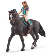 Schleich - Șatena Lisa și calul Storm