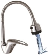 Baterie bucatarie dus flexibil, 2 jeturi, Zilan-Inox, ZLN0382