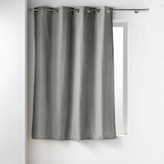 Draperie gri termoizolantă din microfibră 135x180 cm Micropolar – douceur d'intérieur