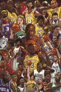 Poster Basketball Superstars