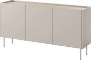 Comodă cu picioare metalice Desin 170 cm - cashmir / stejar nagano