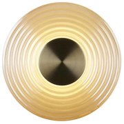 Aplica LED metal alama antique sticla chihlimbar Cleo