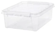 Cutie de depozitare SmartStore Classic cu cleme albe, 21 l, 21 l