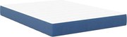 vidaXL Saltea de pat cu saltea albastru 140 x 200 cm țesătură