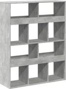 vidaXL Separator de cameră, gri beton, 100x33x125,5 cm, lemn prelucrat