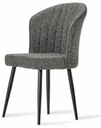 Set de scaune de sufragerie Rubi Anthracite, 2buc.