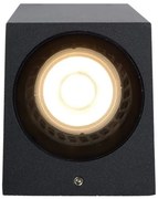 Aplică de exterior ZARO 2xGU10/35W/230V IP44 neagră Lucide 69800/02/30