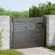 vidaXL Poartă de grădină, Poartă de Grădină 105x75 cm Design Square din Oțel Corten