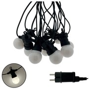 Ghirlandă decorativă LED pentru exterior 10xLED/0,36W/230V 4,5 m IP44 neagră