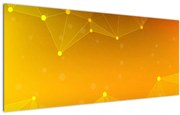 Tabloul abstract galben (120x50 cm)