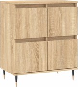 vidaXL Servantă, stejar sonoma, 60x35x70 cm, lemn prelucrat