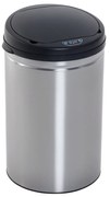HOMCOM Coș de Gunoi Automat cu Senzor din Oțel Inoxidabil cu/separat Recipient Interior Rotund de 30 L | Aosom Romania