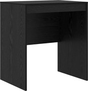 vidaXL Birou Stejar Negru 70 x 50 x 76 cm