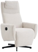 Fotoliu confortabil cu funcție de relaxare, Bej | Aosom Romania