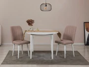 Set mobilier sufragerie Vlasta 3 (alb + piatră) (pentru 2 persoane). 1093772