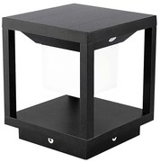 LED lampă solară cu senzor LED/2W/5,5V 3000K IP65 2600 mAh negru