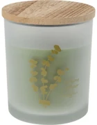 Lumânare în borcan de sticlă Flora home Eucalyptus, 8,8 x 10 cm
