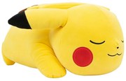 Pluș Pokémon Pikachu de dormit, 45 cm