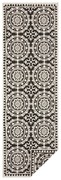Covor adecvat pentru exterior NORTHRUGS Jardin, 80 x 350 cm, negru-crem