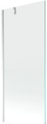 Mexen Next paravan cadă 1-canată 80 x 150 cm, transparent, crom - 895-080-000-00-00-01