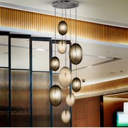 Lustra dimabila casa scarii cu 9 pendule Ovila SV-752367