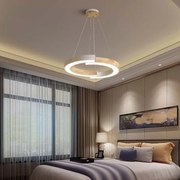 Lustră LED pe cablu LED/32W/230V 4000K alb/lemn