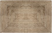 Covor dreptunghiular din iută, 120 x 170 cm, țesut, natural