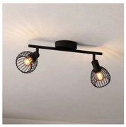 Spot Eglo 901039 SONNINO 2xE14/40W/230V negru