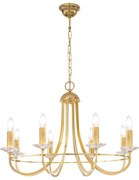 Kolarz 330.88.8C - Candelabru cristal IMPERIAL 8xE14/60W/230V auriu