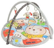 Baby Mix Păturică de joacă Câine și fluture, 90 x 60 cm