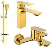 Mexen Alexa DQ62 set de baie, auriu - 71203DQ62-50