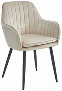 Scaun Bucatarie/Dining Moreno Catifea Bej