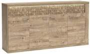 Comodă Nature 09 (cu iluminat LED) (Stejar ribbeck). 1057913